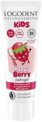  Logodent bio happy kids fluoridmentes gyermek foggél eper 75 ml 101169 (101169)