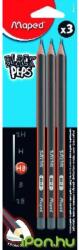 Maped BLACK PEPS grafitceruza HB 3db/bliszter