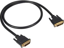 Sharkoon DVI-D (24+1) Összekötő Fekete 1m (4044951017355)