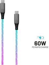 FIXED USB 2.0 Type C Összekötő Mintás 1.2m FIXDLED-CC-RA (FIXDLED-CC-RA)