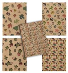 Patria ECO Nature A4 40 lapos kockás vegyes színű füzet P1111-1692 (P1111-1692)