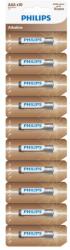 Philips LR03AL10S/10 alkáli mikro ceruza elem (AAA) 10db (LR03AL10S/10)