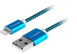 GOGEN USB Lightning Töltő/adat Kék 1m GOGLIGHTN100MM26 (GOGLIGHTN100MM26)