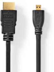 Nedis HDMI Micro HDMI Átalakító Fekete 1.5m CVGL34700BK15 (CVGL34700BK15)