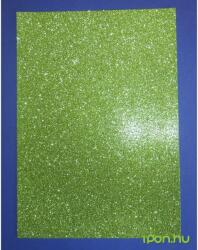  Glitterkarton A4 220g világoszöld (1616461)