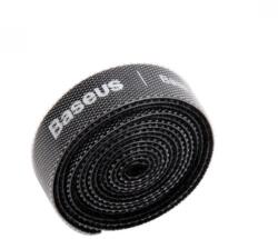 Baseus CIRCLE VELCRO tépőzáras kábelrendező tekercs, 50cm, FEKETE (ACMGT-A01)