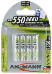 ANSMANN Mikro cerzua akku (AAA) 550mAh 4db (5030772)