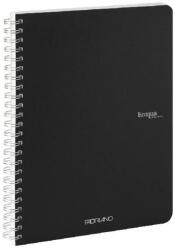 Fedrigoni Ecoqua A5 70 lapos kockás spirálfüzet fekete (19148109)
