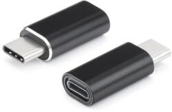 Gigapack adapter lightning aljzat - type-c fekete (GP-90681)