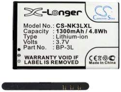 Cameron Sino Nokia Lumia 510 CAMERON SINO Li-Ion akku 3.7V/1300mAh Halo X kompatibilis (CS-NK3LXL)