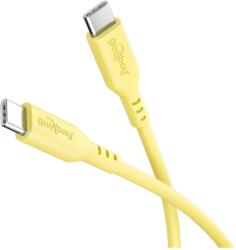 Goobay USB 2.0 Type C Összekötő Sárga 1.5m 77742 (77742)