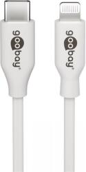 Goobay USB 2.0 Type C Lightning Átalakító Fehér 2m 39448 (39448)