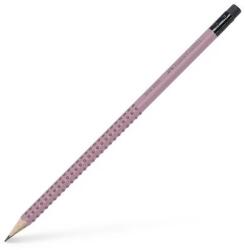 Faber-Castell Grip 2001 Grafitceruza B háromszögletű radírral rózsaszín (217237)