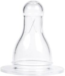 Canpol Babies Univerzális szilikon lassú áramlású etetőcumi keskeny üveghez 3hó+ CP18-115 (5903407181158)