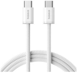 Baseus DYNAMIC 4 adatkábel Type-C - Type-C 100W PD Töltő/adat Fehér 200cm P10381400211-01 (P10381400211-01)