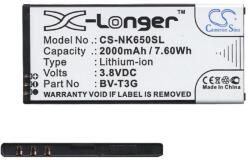 Cameron Sino Microsoft Lumia 650 CAMERON SINO akku 2000mAh LI-ION BV-T3G kompatibilis (CS-NK650SL)