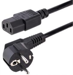 StarTech 230V IEC Táp Fekete 3m 713E-3M-POWER-CORD (713E-3M-POWER-CORD)