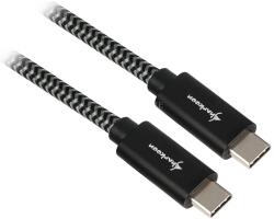 Sharkoon USB 3.1 Type C Összekötő Fekete-Szürke 50cm 4044951027057 (4044951027057)