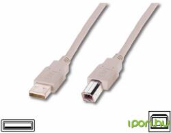ednet USB Összekötő Szürke 1.8m AK-300102-018-E (AK-300102-018-E)