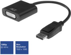 Act Connectivity DisplayPort DVI-D Átalakító Fekete 15cm AC7510 (AC7510)