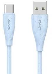 USAMS GREEN SERIES adatkábel USB - Type-C, 100cm, VILÁGOSKÉK (SJ714USB03)