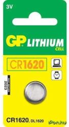 GP Batteries CR1620 Lithium gombelem (CR) 1db