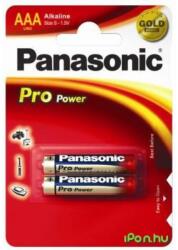 Panasonic Pro Power mikro ceruza elem (AAA) 2db (LR03PPG/2BP)