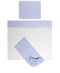 Lorelli Tiny Dream Trio ágynemű garnitúra 60x120 - Train Blue (3800166110325)