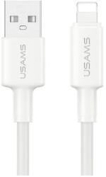 USAMS USB Lightning Töltő/adat Fehér 1m SJ762USB01 (SJ762USB01)