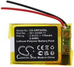 Cameron Sino Garmin Forerunner 245 Music CAMERON SINO Li-Polymer akku 3, Garmin 361-00086-11 kompatibilis, FEKETE (CS-GRF245SL)