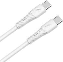 AVAX USB 2.0 Type C Összekötő Fehér 1.5m CB3307 (CB3307)