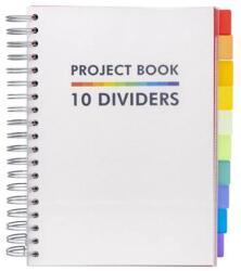 Pukka Pad White Project Book Spirálfüzet B5 vonalas 200 lap fehér (9603-PB)