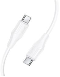 hoco. USB 2.0 Type C Összekötő Fehér 1m X124_C_C_W (X124_C_C_W)