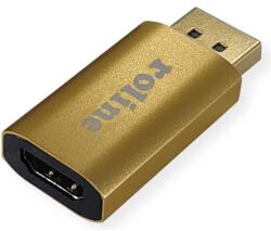 Roline DisplayPort 1.2/1.2a HDMI Átalakító Arany 3cm 12.03. 3158 (12.03.3158)