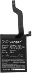 Cameron Sino Poco X3 GT 5G CAMERON SINO Li-Polymer akku 3.87V/4900mAh, POCO BM57 kompatibilis, FEKETE (CS-MUC210SL)