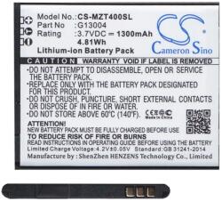 Cameron Sino Navon T400 (2016) CAMERON SINO Li-Ion akku 3.7V/1300mAh, NAVON G13004 kompatibilis, FEKETE (CS-MZT400SL)