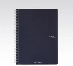 Fedrigoni Ecoqua A4 70 lapos sima spirálfüzet sötétkék (19290004)