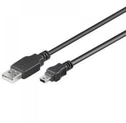 PremiumCord USB Mini USB Átalakító Fekete 50cm ku2m05a (ku2m05a)