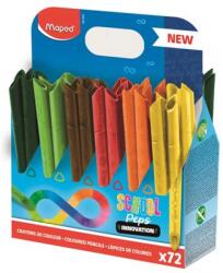 Maped Color Peps INFINITY Színes ceruza készlet ceruzatartó háromszögletű 72 különböző szín (861605)