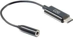 C2G USB 2.0 Type C Jack Átalakító Fekete 12cm 54426 (54426)