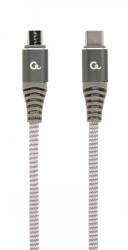 Gembird USB Micro USB Átalakító Szürke 1.5m CC-USB2B-CMMBM-1.5M (CC-USB2B-CMMBM-1.5M)