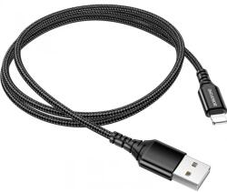 BOROFONE USB Lightning Töltő/adat Fekete 1m