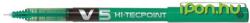 Pilot Hi-Tecpoint V5 Rollertoll 0.3 mm tűhegyű zöld (BX-V5-G)