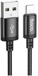 hoco. IPAD HOCO X89 adatkábel USB - lightning, cipőfűző, FEKETE (X89_USB_L_B_200)