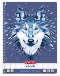 Herlitz Wild Animals A4 80 lapos kockás spirálfüzet 50027774 (50027774)