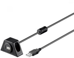 PremiumCord USB Hosszabbító Fekete 2m KU2DOCK2 (KU2DOCK2)