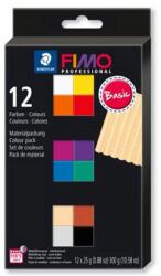 FIMO Gyurma 12x 25g kiégethető Professional Basic 12 különböző szín