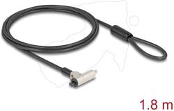Navilock Laptop biztonsági kábel kulcsos zárral Kensington és Nano slothoz 20931 (20931)
