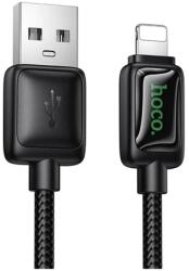 hoco. Adatkábel USB - Lightning 2.4A 120cm fekete (U146_B)