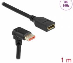 Delock DisplayPort 1.4 Hosszabbító Fekete 1m 87087 (87087)